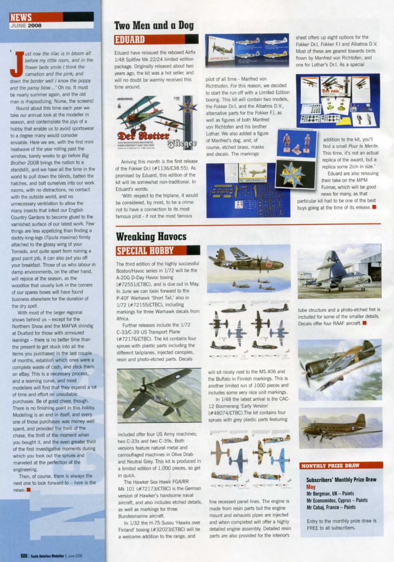 Scale Aviation Modeller International 2008-06